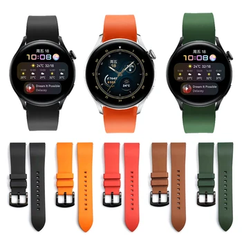 Ремешок из фтористого каучука для браслета Huawei Watch 3 Watch3 GT 2e GT2 46 мм и ремешков для часов Magic 2