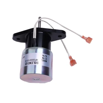 0250-12A2UC11S3 Электромагнитный клапан экскаватора для электрических деталей, Электромагнитный клапан отключения подачи топлива 12V