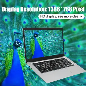 14-дюймовый быстрый ноутбук Intel, 2 ГБ оперативной памяти, 32 ГБ SSD HDD, клавиатура 1080P Windows 10, двухдиапазонный игровой ноутбук с Wi-Fi
