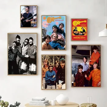 Плакат группы The Monkees Декоративная живопись холст Плакат Настенное искусство Плакаты для гостиной Картина для спальни