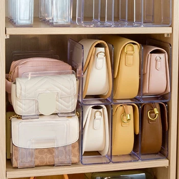 Прозрачные Органайзеры для хранения сумок в шкафу Пластиковая сумочка, кошелек, Обувь, контейнер для игрушек для клатча Pocketbook 124E