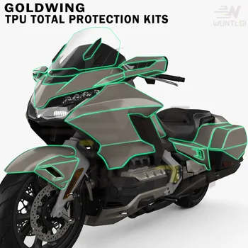 Для Honda Goldwin 1800 GL1800 2023-2024 Защитная Пленка Для Краски Наклейка Для Защиты Кузова TPU Total Protection Kits Goldwing Parts