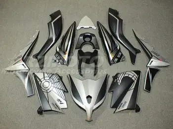 Новый комплект обтекателей для мотоциклов ABS, подходящий для YAMAHA T-max 530 12 13 14 2012 2013 2014, комплект для кузова Серый матовый