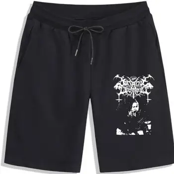 Мужские Шорты, модные летние шорты Satanic warmaster nachzehrer в стиле панк-рок, повседневное летнее платье, шорты с принтом, женские шорты