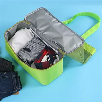 Портативная сумка для ланча, термоизоляционная сумка, полезная сумка через плечо, сумка-холодильник, сумка для пикника, сетчатая пляжная сумка для хранения продуктов и напитков