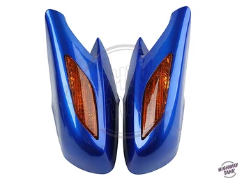 Боковое зеркало заднего вида мотоцикла с оранжевым чехлом указателя поворота для Honda ST1300 2002 2003 2004 2005 2006 2007 2008 2009 2010 2011