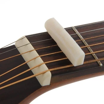 1 комплект костяных перемычек, Гвоздевая гайка, седловая часть для акустической фолк-гитары