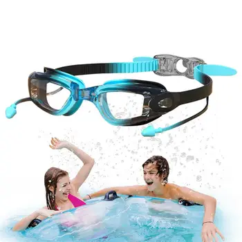 Очки для бассейна, детские очки для плавания, Защита от ультрафиолета, четкое зрение, отсутствие протечек, защита от царапин и запотевания, удобный ремешок, очки для воды