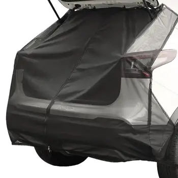 Автомобильная сетка для кемпинга, крышка багажника, сетка для багажника, солнцезащитный козырек на заднее лобовое стекло, магнитное крепление, прочная нейлоновая сетка высокой плотности, защита от ультрафиолета
