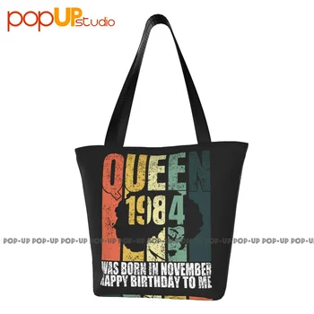 Королева родилась в ноябре 1984 г. День рождения Модные сумки Портативная хозяйственная сумка Сумка для переноски