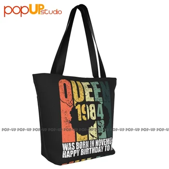 Королева родилась в ноябре 1984 г. День рождения Модные сумки Портативная хозяйственная сумка Сумка для переноски