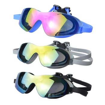 Очки для плавания, бескаркасные очки для плавания, Защита от тумана, ультрафиолета, Отсутствие протечек, Четкое зрение для мужчин, женщин, взрослых, Оборудование для плавания